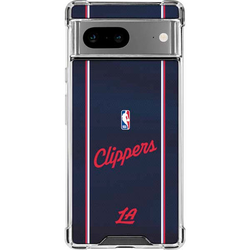 NBA LA Clippers Jersey Google Pixel 8 Clear Case